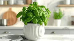 Hur man får basilikan att växa bättre med ett hemtips